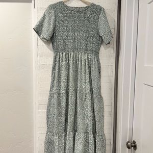 Called to Surf Green leopard Print Dress